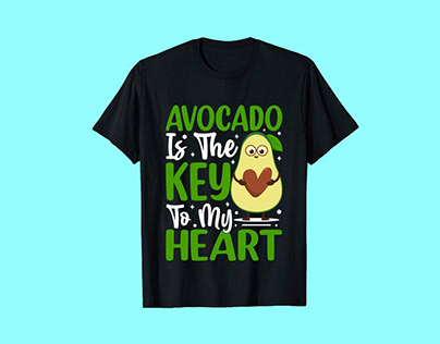 Avocado t-shirt design.