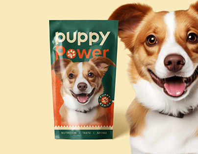 Project thumbnail - puppy power - branding & packaging design