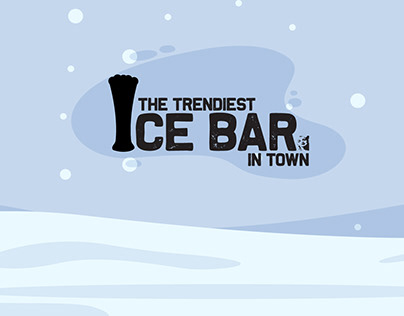 Ice Bar In Town. Branding Project