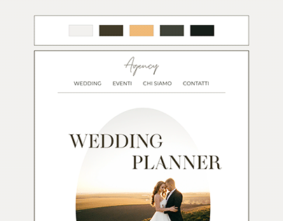 New project for wedding planner website