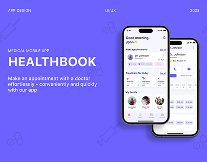 HealthBook - Medical Mobile App