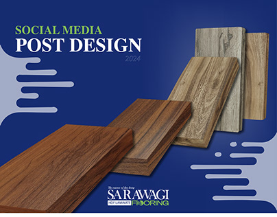 Social Media Post Design for Sarawagi HDF Flooring