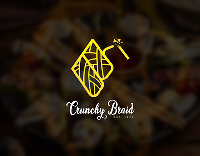 Logo design concept | Crunchy braid