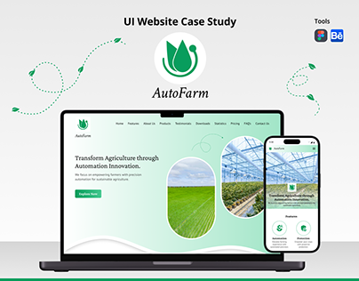 Farm Automation Website Landing Page Presentation