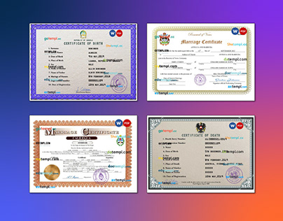 Antigua and Barbuda,Angola,certificate templates