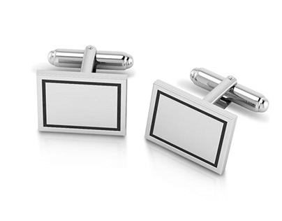 Personalized Sterling Silver Cufflinks