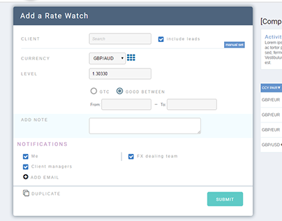Rate Watch for FX