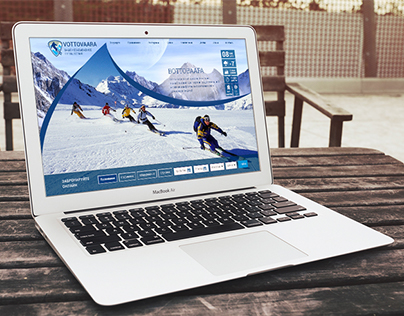 Дизайн сайта горнолыжного курорта