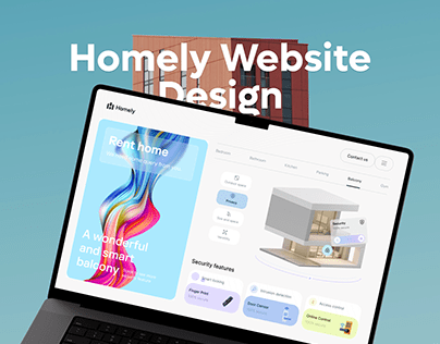 Homely - A Modern Website Design Concept for Realestate