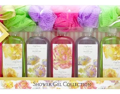 Body Luxuries Gold Floral Bath & Body Collection
