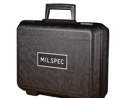 MIL.SPEC Brand Identity and Engine Rod Packaging