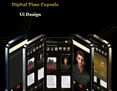 Digital time capsule App - UI Design