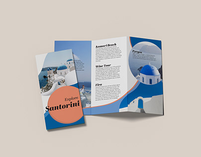 Santorini Travel Brochure