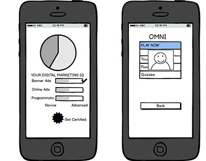 NMI Mobile App Wireframes
