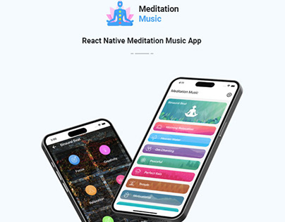 Meditatoin music React native app for Android and iOS