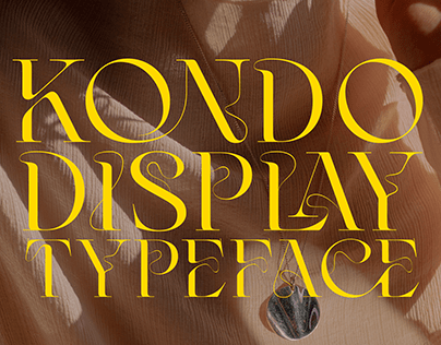 Kondo - Luxury Display Typeface
