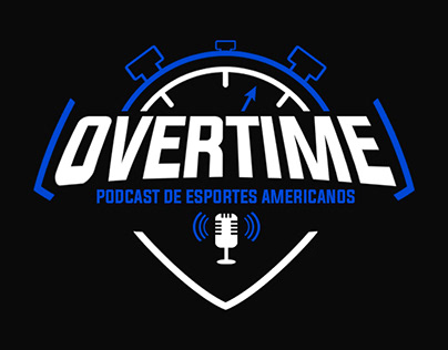Podcast Overtime Brasil - Logo Design