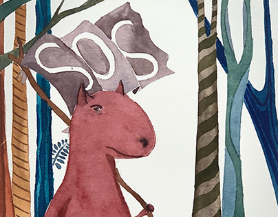Illustration of Mumiy Trolls, Tove Jansson book