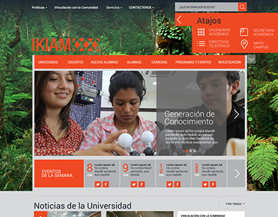 Sitio Web Universidad