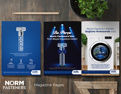 Norm Fasteners - Magazine Cover & Social Media Posts