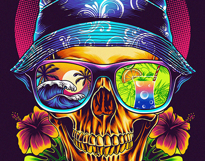 Tropical Visions Artwork For Sullen Clothing