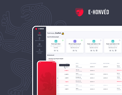 e-Honvéd — UX/UI design