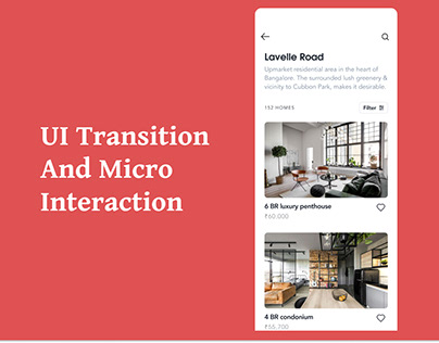 UI Transition & Micro Interaction