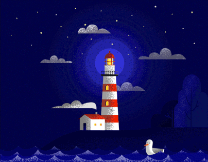 The lighthouse and the seagull