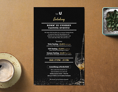 Tasting Invitation Card (Wein/Gin/Genuss)