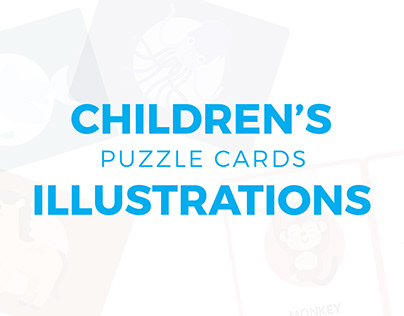 CHILDREN'S PUZZLE CARD | Illustration, Packaging, Prod