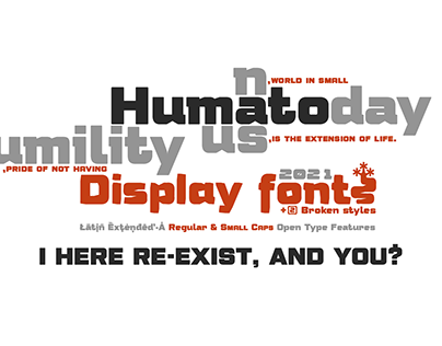 Humato Heavy Fonts