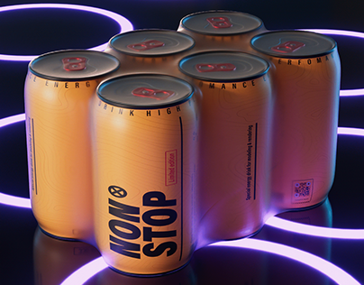Non Stop Energy Drink | Cinema 4D+Redshift