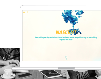 Nascent website re-design