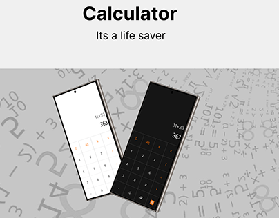 Simple Calculator UI Design