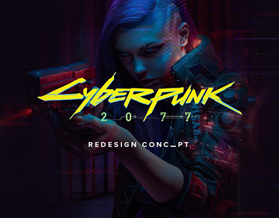cyberpunk 2077 Website redesign
