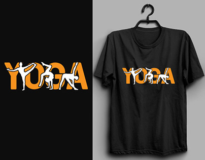 Yoga typography T shirt Design for Yoga Graphic Tees Custom Yoga Clothing -  TshirtCare