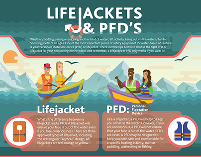 Scouts Safety Tips Infographic