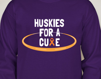 Relay for Life Huskies for a Cure Team Shirt Design