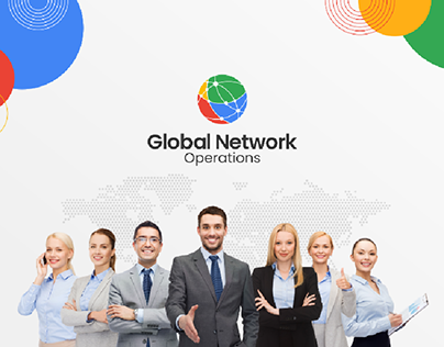 Global Network Operations Logo Design