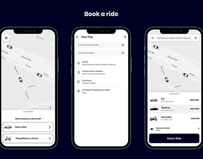Shaq - A ride hailing and logistics app