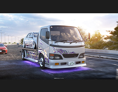 Toyota Altezza + Toyoace hauler