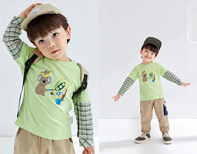 Children's clothing pattern design