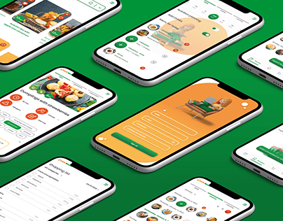 Food planner app - UX/UI Design Case Study