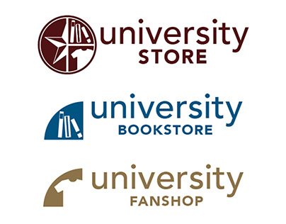 University Bookstore Concept Logo - 2015