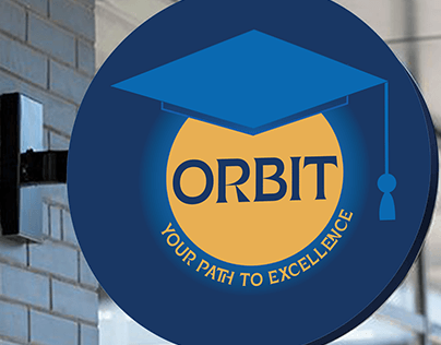 Orbit Educational Platform [ Logo and Poster Mockup]