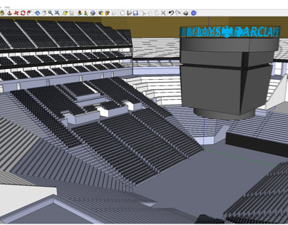 Barclays center and Melife stadium both in progress