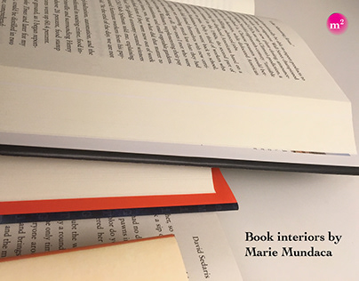 Book interiors by Marie Mundaca
