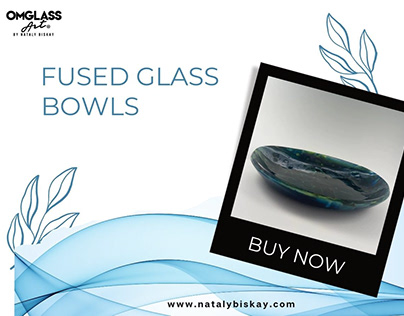 Find the best glass bowl decorative at OM GLASS ART