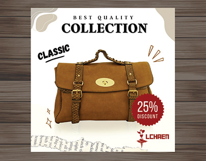 Socail Media Post| Bags Sale| Post Design