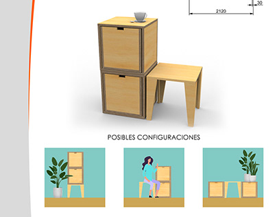 Diseño mobiliario modular